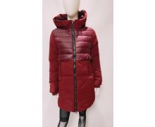 куртка женская T&T, модель A648 red зима
