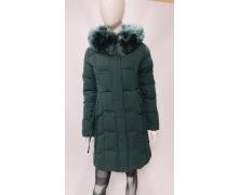 куртка женская T&T, модель A654 green зима