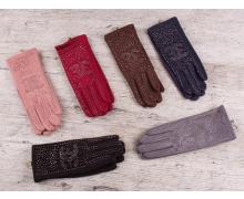 перчатки женские Brabus, модель Y13 mix зима