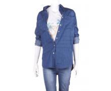 рубашка женская Sercino, модель R271 blue демисезон