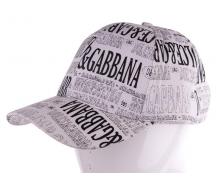 кепка женская КОРОЛЕВА, модель BB01 white-black лето