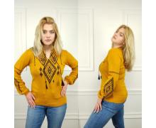 свитер женский Global, модель A171 yellow демисезон
