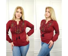 свитер женский Global, модель A179 red демисезон
