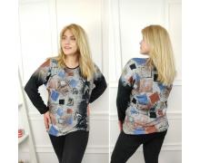 свитер женский Global, модель A80 grey демисезон
