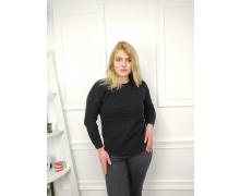 свитер женский Global, модель A98 black демисезон
