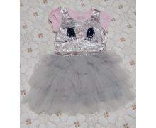 платье детская Ассоль, модель AA133 pink лето