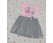 платье детская Ассоль, модель AA136 pink лето