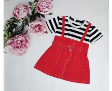 платье детская Ассоль, модель AA147 red лето
