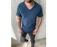футболка мужская Nik, модель S1040 blue лето
