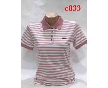 футболка женская T&T, модель C833 pink лето