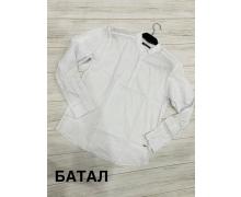 рубашка мужская Yulichka, модель Батал 4258 white лето