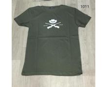 футболка мужская Wafa, модель 1011 khaki лето