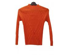 свитер женский Шаолинь, модель S128 оранжевый демисезон
