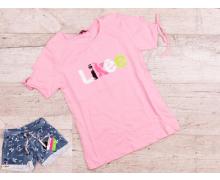 футболка детская DQT, модель F286 pink лето