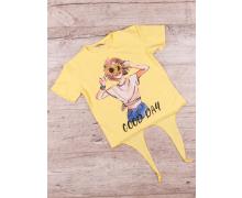 футболка детская iBamBino, модель 17855-2 yellow лето