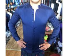 Рубашка мужская Yulichka, модель 3822 синий демисезон