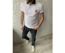 футболка мужская Nik, модель Polo S1418 white лето