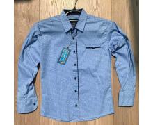 Рубашка детская Nik, модель S1629 blue лето