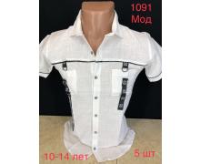 рубашка детская Надийка, модель 1091 white (10-14) лето