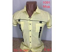 рубашка детская Надийка, модель 1091 yellow (10-14) лето