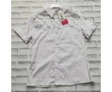 блузка детская Ассоль, модель AA381 white демисезон