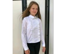 Блузка детская Ассоль, модель AA381 white рукав лето