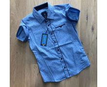 Рубашка детская Nik, модель S1877 blue лето