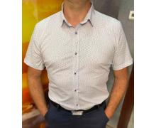Рубашка мужская Nik, модель S2024 white лето