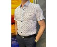 Рубашка мужская Nik, модель S2033 white лето
