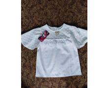 блузка детская БЭМБИ, модель B097 white лето