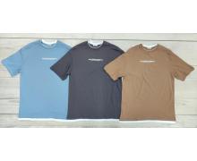 Футболка мужская Samo, модель 8008 l.blue лето