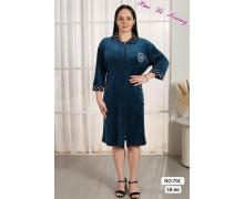 халат женский Brilliant, модель 70C blue демисезон