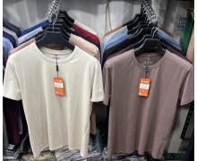 Футболка мужская Vip Stendo, модель 1100 d.brown (3XL-6XL) лето