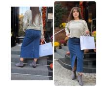 Юбка женская Lady N, модель 9320 blue лето