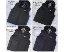 Жилетка мужская Shon, модель X11 black демисезон