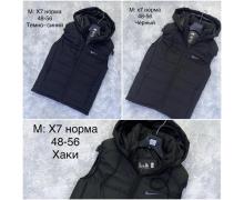 Жилетка мужская Shon, модель X7 khaki демисезон