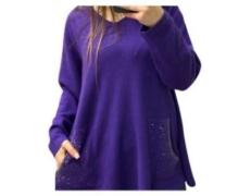 Свитер женский Novetly Store, модель 25204 purple демисезон