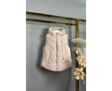 Жилетка детская Delfinka, модель 578 beige демисезон