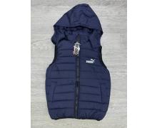 Жилетка детская MirWear, модель 15-1 blue демисезон