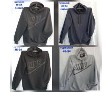 Худи мужские Hoan, модель HN613 d.grey демисезон