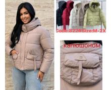 Куртка женская Katty, модель 822 wine зима