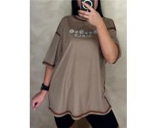 Футболка женская LeVisha, модель 25105 beige лето