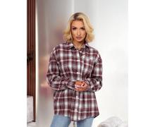 Рубашка женская Lelis, модель 1086 pink демисезон