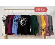 свитер женский Anna&Vika, модель 25532 purple демисезон