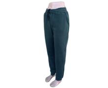 штаны спорт женские Алия, модель 3142 green байка зима