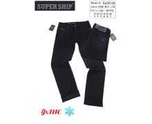 Джинсы мужские God Baron, модель F-8857D2 blue зима