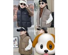 Жилетка детская Delfinka, модель 58166 grey демисезон