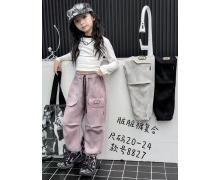 Штаны Спорт детские Farbique, модель 8827 l.grey зима