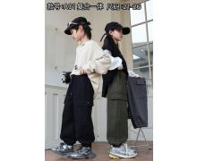 Штаны Спорт детские Farbique, модель A01 khaki зима