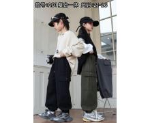 Штаны Спорт детские Farbique, модель A01 khaki зима